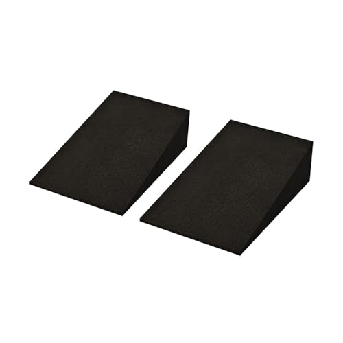 Multi-Purpose Exercise Wedge – Incline Board for Calf Stretch & Squat – Home, Gym, Pilates, Fitness, Office Break - color: 9x6x3cm