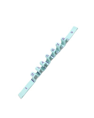 Stretching Strap with Loops Foot and Calf Stretcher Yoga Elastic Band for Exercise - color: Blue