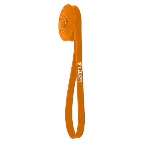 LEEKEY Single Pull Up Assist Band, Resistance Band Powerlifting Band for Body Stretching, Resistance Training - color: SP-ORANGE