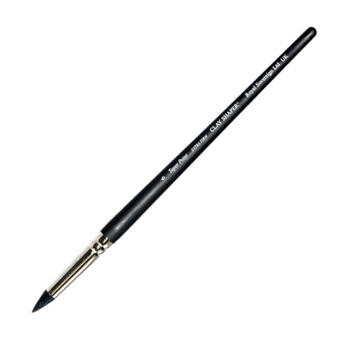 Taper Point 6 Extra Firm Painting Shaper Brush - Black