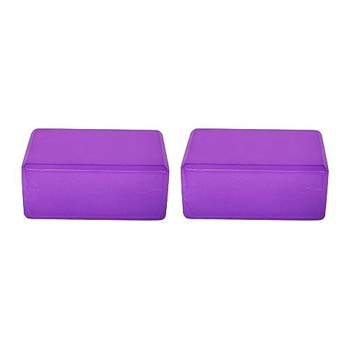 BalanceFrom 7-Piece Yoga Set with 71x24x1 Inches Extra Thick Mat and Carrying Sling – Includes 2 Blocks, Stretch Strap, 2 Towels, and Knee Pad for Home, Studio, and Gym Workouts - color: Purple