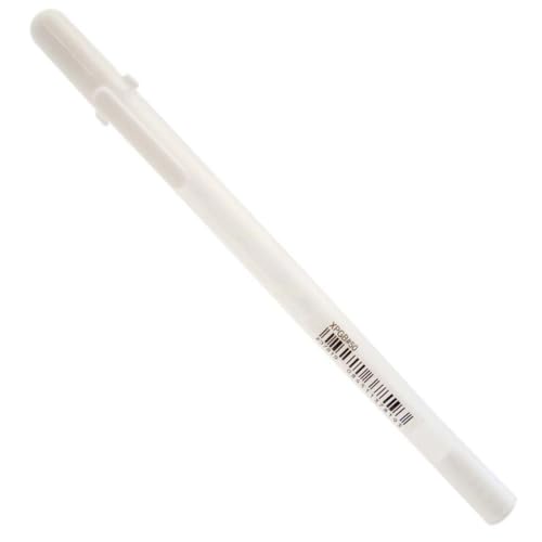 Sakura Gelly Roll Basics Pen, Ink/Plastic, White - size: 1 Count (Pack of 1)