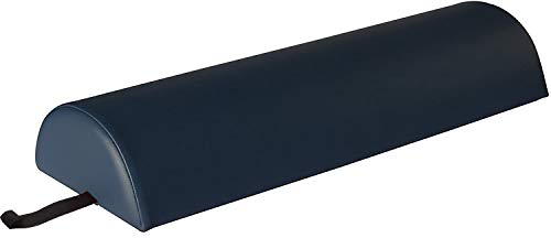 Therapist’s Choice® 9" X-Large Half Round Semi-round pillow Cushion Massage Bolster 9"x26" (Agate Blue) - color: Agate Blue