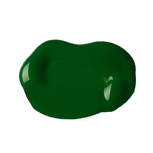 Liquitex BASICS Acrylic Fluid Paint, 4-oz Bottle, Hookers Green Perm Hue | Super Versatile, Fine Art Pigments; Fluid Consistency, Vibrant satin colors, Permanent, Lightfast, Water-Resistant Finish - color: Hookers Green Permanent Hue, style: 118ml (4-oz)