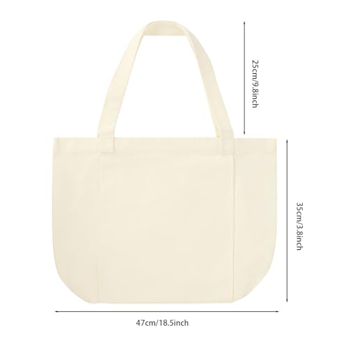 Starsouce Yoga Mat Bag Lightweight Foldable Canvas Tote with Side Sleeve Large Pocket Yoga Mat Carrier for Gym Travel Beach - color: Beige