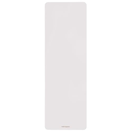 Retrospec Laguna 5mm Yoga Mat - Fitness Mat for Women, Men & Children, Slip-Resistant and Moisture Absorbing Exercise Mat for Home, Pilates, Yoga and Floor Workouts - color: Rosewater