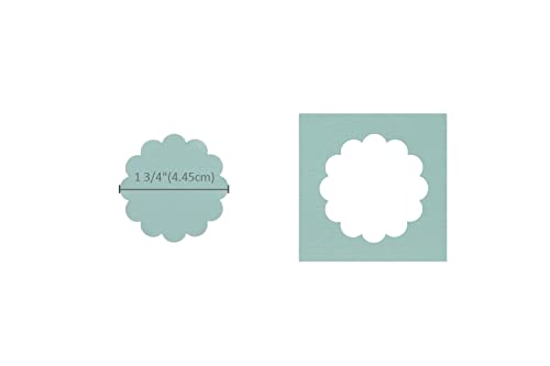 BiraBira Scalloped Circle Punch,1.75 inch for Paper Crafting Scrapbooking | Creating Gift Tags, Making Embellishments, Additions to Handmade Cards