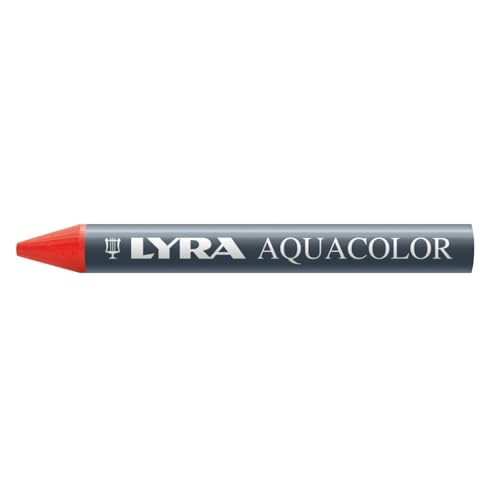 Lyra Aquacolor Wax Crayons - 12 Water Soluble Crayons for Professional and Student Artists - Highly Pigmented Lightfast Watercolor Crayons for Drawing Creating Gradients Washes and More - size: 1 Count (Pack of 1)