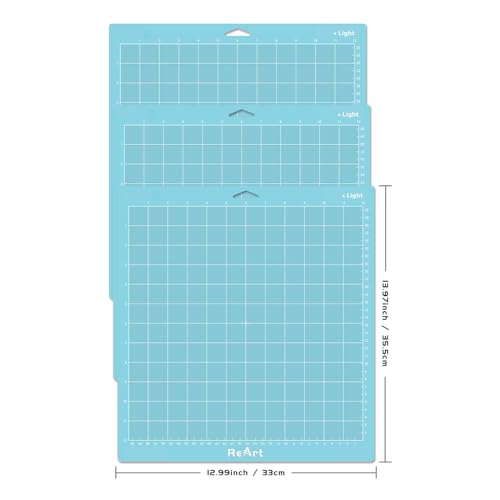 ReArt Light Grip Cutting Mat 12x12 inch 3 Pack - color: Light Grip 3P -2