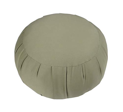 Buckwheat Zafu Meditation Cushion - color: Sand