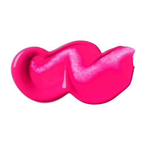 Liquitex Soft Body Acrylic Paint, 2-oz Bottle, Fluorescent Pink | Low Viscosity, Highly Pigmented, Satin Finish, Retains Subtle Brush Strokes, Great Surface Coverage, Highly Versatile - color: Fluorescent Pink, style: 2-oz Bottle