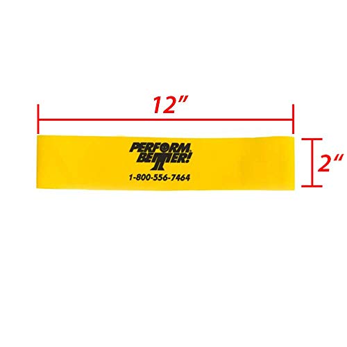 Perform Better Mini Band Resistance Loop - Exercise Bands - color: f) Set of 4 - 12x2