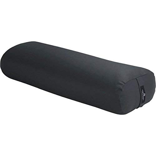 Hugger Mugger Standard Yoga Bolster - Firm, Supportive, Handmade, Durable - color: Gray