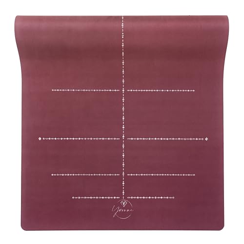 Yvonne Solstice Harmony Travel Yoga Mat - Ultra Thin 1/16” (1.5mm), Lightweight, Foldable & Non-Slip for Travel & Home, Eco-Friendly Natural Rubber + Free Carrying Strap