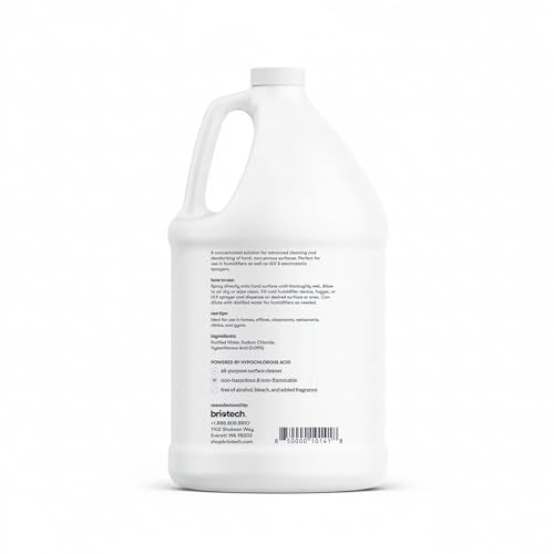 BRIOTECH Extra Strength HOCl Cleaner, 500 PPM Hypochlorous Acid, 1 Gallon - size: 128 Fl Oz (Pack of 1)