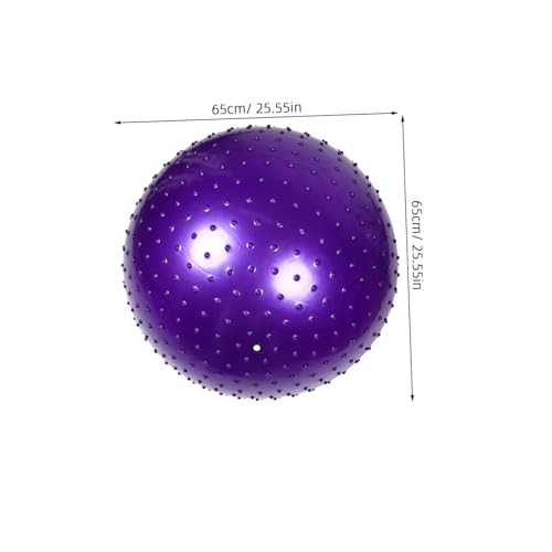 ibasenice Spiky Massage Ball 10-Inch PVC – Core Relief & Sensory Training for Stress Relief, Balance & Coordination at Home, Office, Studio – Kids & Adults