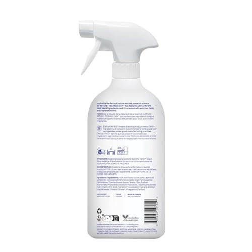 ATTITUDE All Purpose Cleaner Spray, EWG Verified, Vegan, Made with 94% Plant-Based Ingredients, Streak-Free for Kitchen, Bathroom, Glass & More, Lavender, 27.1 Fl Oz (Pack of 3) - size: 27.1 Fl Oz (Pack of 3)