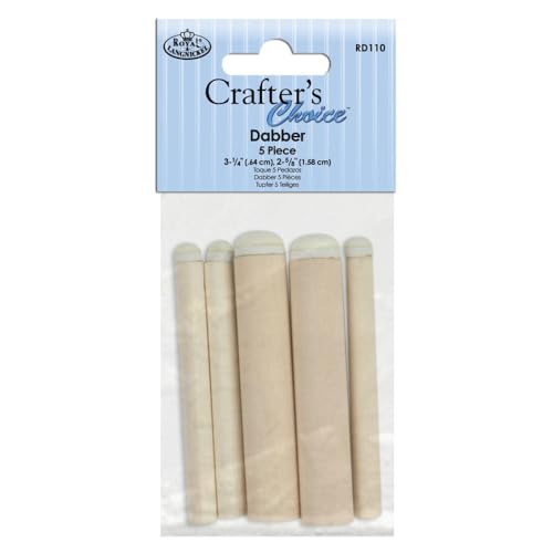 Crafters Choice Pack of 5 Variation Sponge Crafting Tools Dabber Set