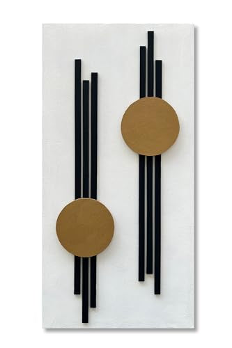 NANKAI Art Hand-Painted Abstract Texture Art Oil Painting in Modern Minimalist Style, Suitable for Vertical wall Decoration. Dimensions: 48x24 inches - color: Nkhb387