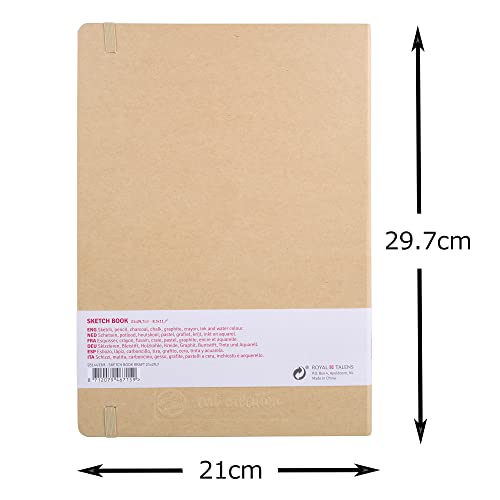 Talens Japan T9314-433M 452280 Art Creation Sketchbook, Drawing Notebook, 8.3 x 11.8 inches (21 x 30 cm), Craft Paper - color: craft paper, size: 21×30cm