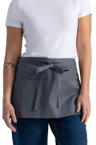 Chef Works Unisex Waitress Apron - color: Grey