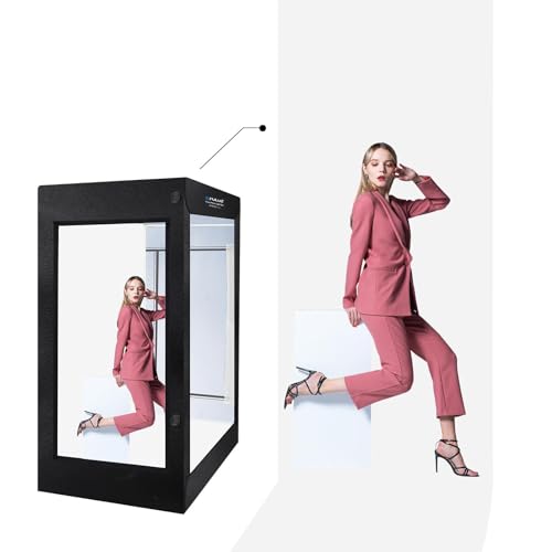 PULUZ Professional Large Photo Light Box Photography Studio, 47x31x78inch Large Lightbox Photo Video Continuous Lighting Softbox Shooting Tent Kit with 2 Colors PVC Backdrops - size: 47*31 Inch