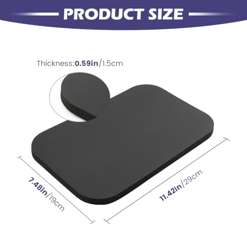 Yoga Knee Pad Cushion, Exercise Knee Pad - Eliminate Pain During Home Workout - Small Exercise Mat for Yoga, Pilates, Kneeling, Planks & Home Gym, 11.4X7.5X0.6inch