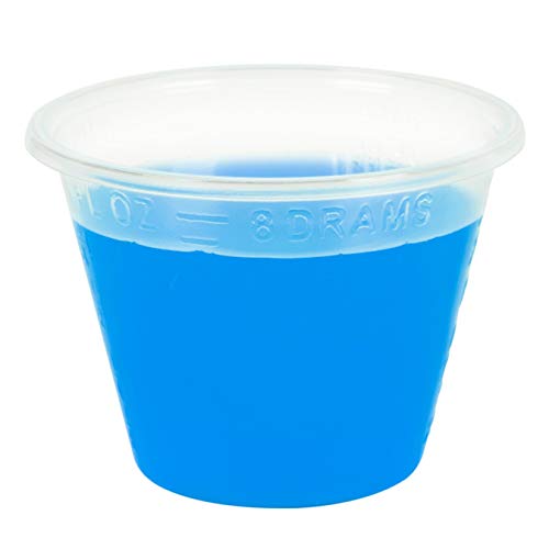 Disposable Medicine Cups 500 Pack - 1 oz Graduated Plastic Measuring Cups for Liquid Medication, Pills, Mouthwash, Medical Dosing & DIY Crafts - size: 500 Pack