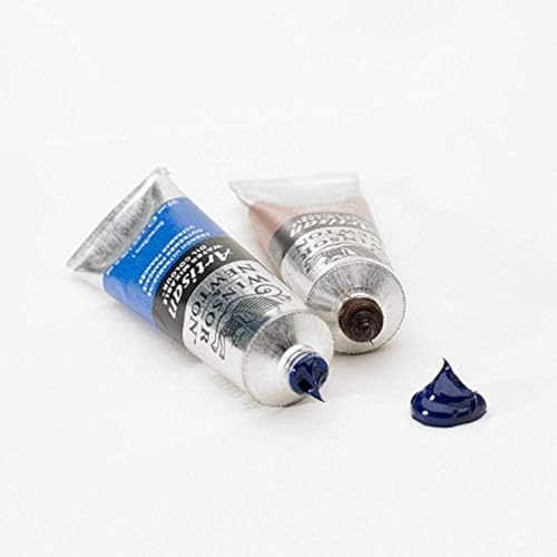Winsor & Newton Artisan Water Mixable Oil Paint, Studio Set, 10 x 37ml | Clean with water; no solvents needed. Color depth, lightfastness, opacity/transparency are the same as traditional oils. - style: Studio Set