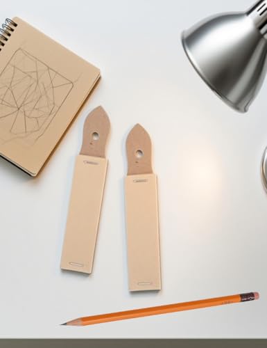 2Pack Sandpaper Art Pencil Sharpener | Lead Pointer & Sandpaper Eraser, Sketch Charcoal Pencil Pointer, Art Drawing Tool, For Adults, Teens and Artists