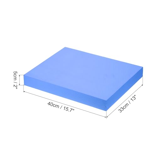 PATIKIL Balance Pad, Non-Slip TPE Foam Pad Cushion Exercise Yoga Mat Knee Pad for Fitness Stability Core Training Stretching - color: Sky Blue