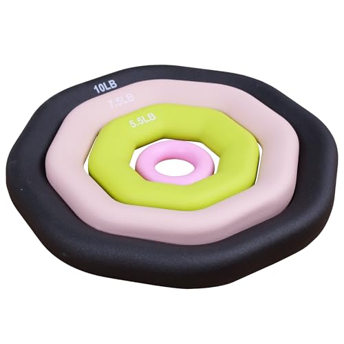 Leikefitness Weight Ring,2in1 Kettlebell&Power Ring,Yoga Exercise,Aerobics