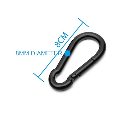 Eye Ceiling Hook Swing Hangers 550LB Capacity for Punching Bags Hanging Chair Hammocks Swing Trapeze Yoga (Heavy Bag Spring-7MM) - size: Heavy Bag Spring - 7MM