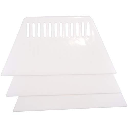 10 Inch Screen Printing Squeegee Bigger and Thicker Wallcovering Smoothing Scraper for Silk Screen Printing, Inkjet Transparency Film, Wallpaper, Paint, Spreading, Pack of 3