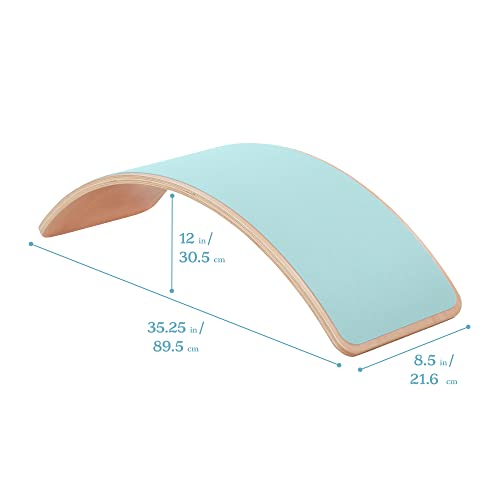 ECR4Kids Balance Board, Montessori Toy, Seafoam - color: Seafoam