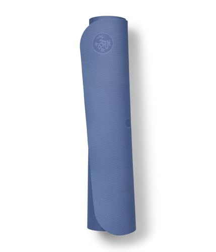 Manduka Begin Yoga Mat 68" - 5mm Cushioning | Comfortable, Lightweight & Reversible with Alignment Stripe | Budget-Friendly | 68 x 24 inches - style: Moon Black