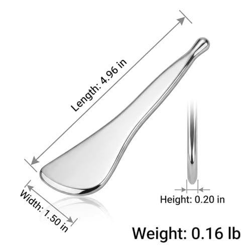 2-in-1 Stainless Steel Gua Sha and Acupuncture Massage Tool - size: 1-Pack-g