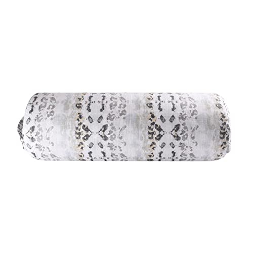 Hugger Mugger Round Yoga Bolster - Firm Round Shape, Higher Profile, Great Under Knees, Soft Support, Handmade in The USA - color: Wild Sky