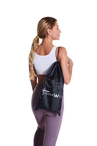 Yoga Foam Wedge Blocks (Pair), Calf Raise Block, Calf Stretcher, Yoga Wrist Support, Balance, Pushup, Fitness, Pilates, Heel Stretcher, Squat Wedge with Gym Bag - color: black, size: Wedges with Strap