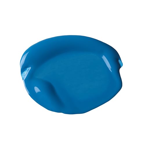 Liquitex BASICS Acrylic Fluid Paint, 4-oz Bottle, Cerulean Blue Hue | Super Versatile, Fine Art Pigments; Fluid Consistency, Vibrant satin colors, Permanent, Lightfast, Water-Resistant Finish - color: Cerulean Blue Hue, style: 118ml (4-oz)