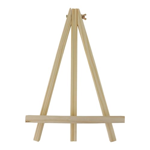 2 Pcs Tabletop Easel,Easel for Painting 11.81 Inch Wooden Painting Stand for Art,and Crafts,Portable Canvas Photo Picture Sign Holder for Kids and Adults - size: 11.81"x7.87"/30x20 cm(LW)