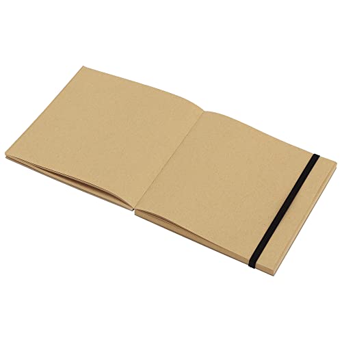 SoHo Urban Artist Brick Sketchbook Journals for Sketching, Drawing, Colored Pencils, Graphite, and More - Kraft 5.5"x5.5" (100 GSM, 80 Sheets) - color: Kraft, size: 5.5 x 5.5in
