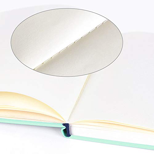 5x5" Sketchbook,Pocket Hardcover Notebooks,Sketch Books for Drawing Writing | 80gsm Blank Pages,96Sheet/192Pages,PU Leather Cover,Portable Small Size for Sketching,Diary Memo Planner.Green - color: A-PU-green