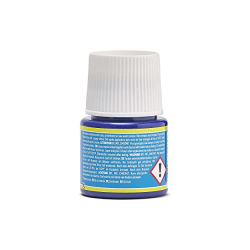 Pebeo Vitrea 160, Frosted Glass Paint, 45 ml Bottle - Azure - color: Azure