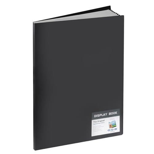 Large 13"x19" Art Portfolio Heavy Duty Binder with Plastic Sleeves, Portfolio Folder with 30 Clear Sheet Protectors, Display 60 Pages, Poster Binder, (medium(13x19in)) - size: medium(13x19in)