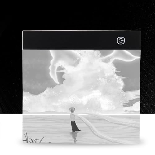 Anu Limen A5 LED Tracing Light Box, Adjustable Brightness Light Pad with USB Cable for Artists, Drawing, Sketching, Animation