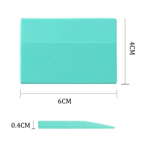 She Love Pack of 5 Screen Printing Squeegees, Self-Adhesive Screen Stencil Printing Squeegee, Rubber Squeegee Screen Printing Tools for Applying Chalk Paste or Ink | Reusable soft scrapers, compact 2.4×1.6 inch size, easily applies fabric ink and pigment