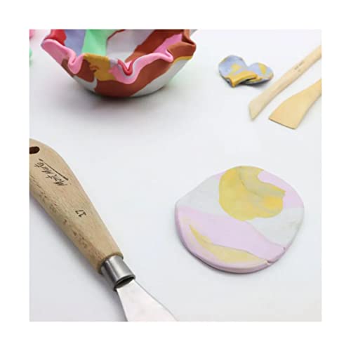 Mont Marte Polymer Clay Set Metallic – 10 Pieces – 100g – Soft, Even Texture – Easy to Shape – Clay for Pottery, Modelling and Handicraft