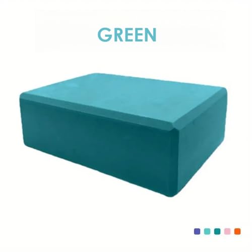 Non-Slip High-Density Yoga Foam Block – Balance & Support for Yoga, Pilates & Meditation - color: Pink