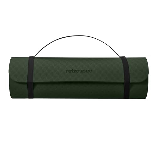 Retrospec Zuma 1/2" Yoga Mat Non Slip Exercise Mat For Pilates, Workout - color: Wild Spruce